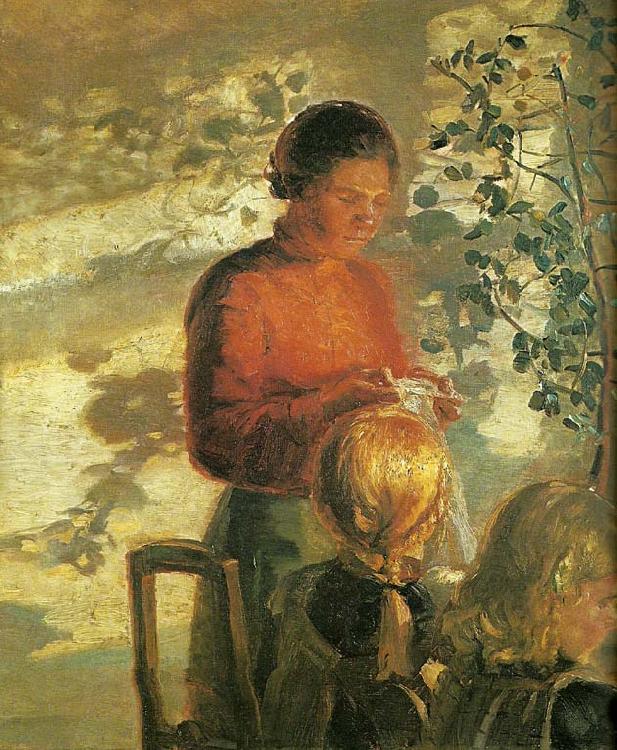 Anna Ancher to smapiger far undervisning i syning